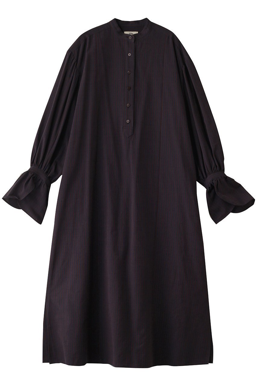 【ウーア/Uhr】のAizu Momen ストライプ ドレス 人気、トレンドファッション・服の通販 founy(ファニー) 　ファッション　Fashion　レディースファッション　Fashion for Women　ワンピース　Dresses　フォーマル・パーティードレス・結婚式用ドレス　Elegant & Casual Dresses　チュニック　Tunic Tops & Dresses　ギャザー　Gathered, Ruffled　ストライプ　Stripe, Striped Pattern　スリーブ　Sleeve, Long Sleeve / Short Sleeve　チュニック　Tunic, Long Top　ドレス　Dress, One-Piece　マキシ　Maxi, Full Length　ロング　Long, Long-Length　 other-1|ID: prp329100004394941 ipo3291000000034954777