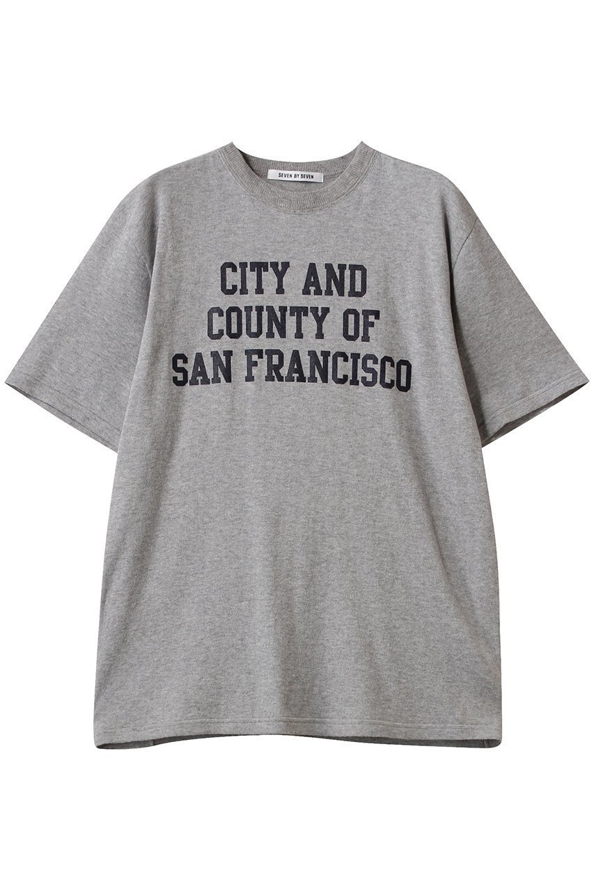 【セブン バイ セブン/SEVEN BY SEVEN / MEN】の【MEN】プリント ラップアラウンド ニットTシャツ インテリア・キッズ・メンズ・レディースファッション・服の通販 founy(ファニー) 　ファッション　Fashion　メンズファッション　Fashion for Men　トップス・カットソー　Cut & Sew Tops　ニット・セーター / 定番トップス　Knit Tops & Sweaters　メンズシャツ　Shirts　インナー　Innerwear　クラシック　Classic, Timeless Style　ショート　Short, Short Length　ジャケット　Jacket, Outerwear　スリーブ　Sleeve, Long Sleeve / Short Sleeve　プリント　Print, Printed Pattern　ベーシック　Basic, Essential　グレー|ID: prp329100004394943 ipo3291000000032873460