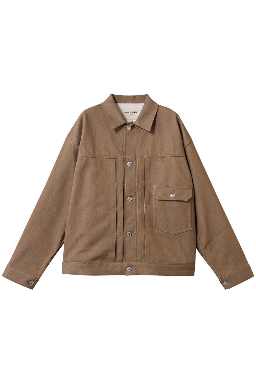 【セブン バイ セブン/SEVEN BY SEVEN / MEN】の【MEN】1ST TYPE コットンピケジャケット インテリア・キッズ・メンズ・レディースファッション・服の通販 founy(ファニー) 　ファッション　Fashion　メンズファッション　Fashion for Men　おすすめ　Recommended / Our Picks　ジャケット　Jacket, Outerwear　スラックス　Slacks, Dress Pants　セットアップ　Set-Up, Coordinated Outfit　デニム　Denim, Jeans Material　バランス　Balance, Style Balance　ワイド　Wide, Wide Fit　今季　This Season, Current Season　吸水　Absorbent, Quick-Dry　定番　Standard, Basic Item　ダークブラウン|ID: prp329100004394946 ipo3291000000035490620