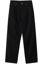 【ヨーク/YOKE】の【UNISEX】DENIM WIDE STRAIGHT 5P パンツ 人気、トレンドファッション・服の通販 founy(ファニー) ファッション Fashion レディースファッション Fashion for Women パンツ Pants & Trousers デニムパンツ・ジーンズ・美脚デニム Denim Jeans & Pants ユニセックス Unisex, Genderless ストレート Straight, Straight Cut デニム Denim, Jeans Material バランス Balance, Style Balance ポケット Pocket, Pocket Detail ワイド Wide, Wide Fit ヴィンテージ Vintage Style 定番 Standard, Basic Item thumbnail ブラック|ID: prp329100004394947 ipo3291000000035769283
