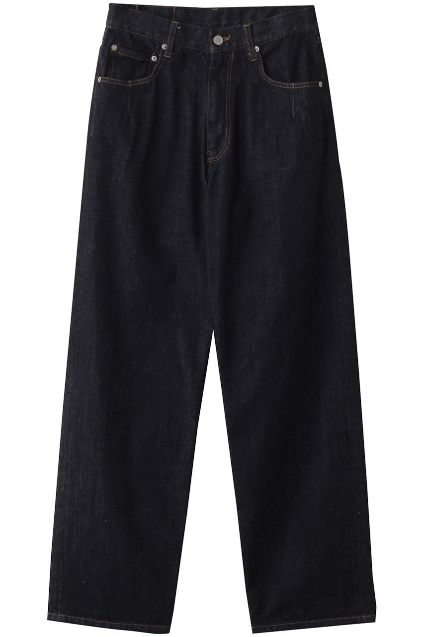 【ヨーク/YOKE】の【UNISEX】DENIM WIDE STRAIGHT 5P パンツ インテリア・キッズ・メンズ・レディースファッション・服の通販 founy(ファニー) 　ファッション　Fashion　レディースファッション　Fashion for Women　パンツ　Pants & Trousers　デニムパンツ・ジーンズ・美脚デニム　Denim Jeans & Pants　ユニセックス　Unisex, Genderless　ストレート　Straight, Straight Cut　デニム　Denim, Jeans Material　バランス　Balance, Style Balance　ポケット　Pocket, Pocket Detail　ワイド　Wide, Wide Fit　ヴィンテージ　Vintage Style　定番　Standard, Basic Item　インディゴ|ID: prp329100004394947 ipo3291000000036640930