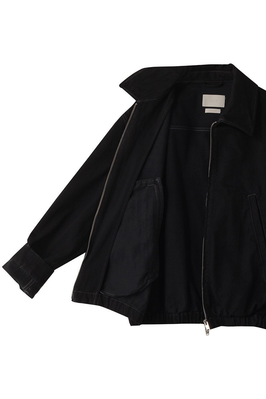 【ヨーク/YOKE / MEN】の【MEN】DENIM FRONT ZIP ブルゾン 人気、トレンドファッション・服の通販 founy(ファニー) 　ファッション　Fashion　メンズファッション　Fashion for Men　シンプル　Simple, Minimal　ジャケット　Jacket, Outerwear　デニム　Denim, Jeans Material　バランス　Balance, Style Balance　フロント　Front, Front Design　ブルゾン　Blouson, Bomber Jacket　ポケット　Pocket, Pocket Detail　マニッシュ　Mannish, Boyish　ヴィンテージ　Vintage Style　other-6|ID: prp329100004394948 ipo3291000000032963403