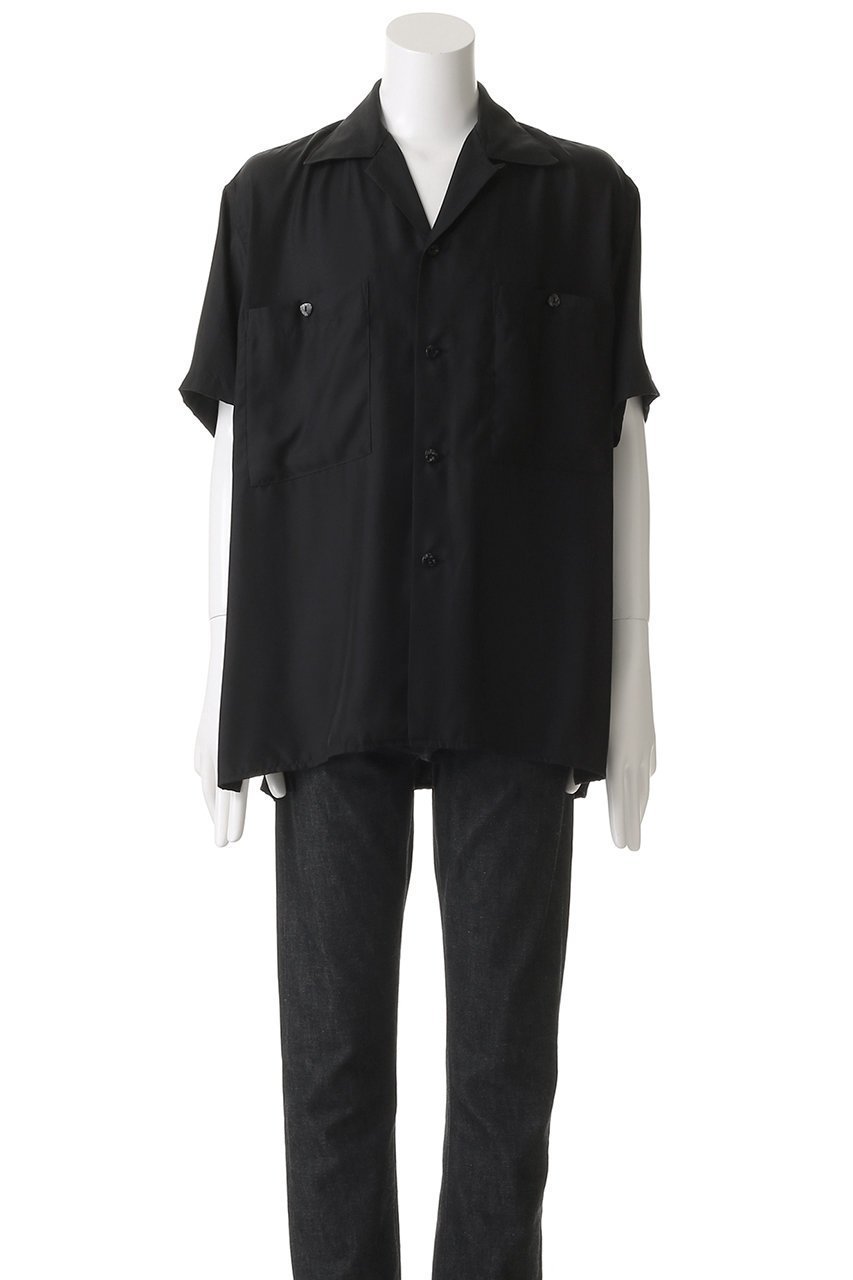 【ヨーク/YOKE】の【UNISEX】CUPRO オープンカラーシャツ 人気、トレンドファッション・服の通販 founy(ファニー) 　ファッション　Fashion　レディースファッション　Fashion for Women　トップス・カットソー　Cut & Sew Tops　シャツ・ブラウス・オフィスカジュアル　Elegant Blouses & Button-Ups　ユニセックス　Unisex, Genderless　キュプラ　Cupro, Eco Fabric　ショート　Short, Short Length　スリーブ　Sleeve, Long Sleeve / Short Sleeve　ポケット　Pocket, Pocket Detail　other-2|ID: prp329100004394949 ipo3291000000035822761