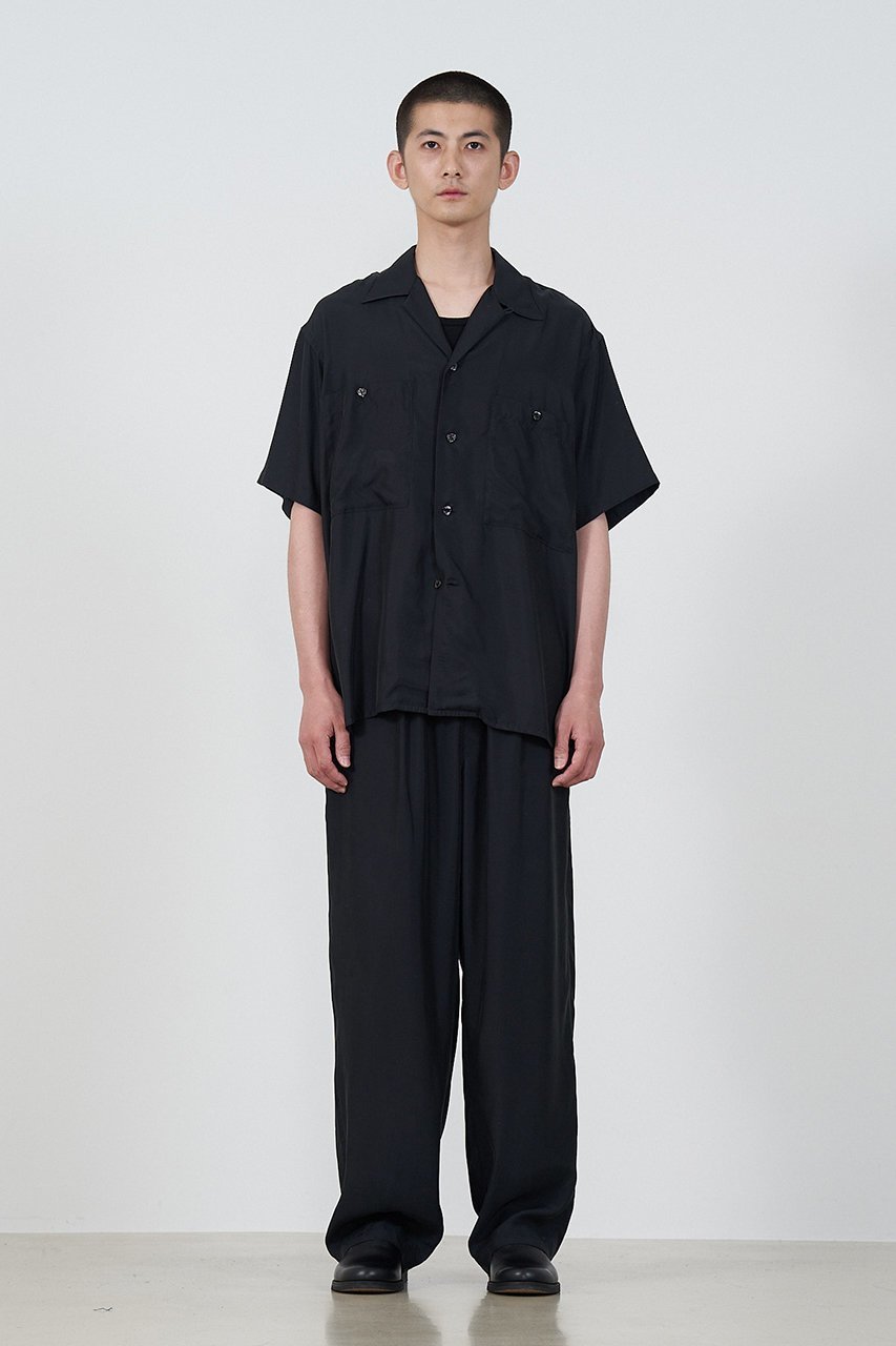 【ヨーク/YOKE】の【UNISEX】CUPRO オープンカラーシャツ 人気、トレンドファッション・服の通販 founy(ファニー) 　ファッション　Fashion　レディースファッション　Fashion for Women　トップス・カットソー　Cut & Sew Tops　シャツ・ブラウス・オフィスカジュアル　Elegant Blouses & Button-Ups　ユニセックス　Unisex, Genderless　キュプラ　Cupro, Eco Fabric　ショート　Short, Short Length　スリーブ　Sleeve, Long Sleeve / Short Sleeve　ポケット　Pocket, Pocket Detail　other-8|ID: prp329100004394949 ipo3291000000035822767