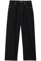 【ヨーク/YOKE / MEN】の【MEN】5P WIDE STRAGHT パンツ 人気、トレンドファッション・服の通販 founy(ファニー) ファッション Fashion メンズファッション Fashion for Men ボトムス Bottoms ストレッチ Stretch, Stretchy Fabric ストレート Straight, Straight Cut 定番 Standard, Basic Item thumbnail カーボンブラック|ID: prp329100004394950 ipo3291000000032913186