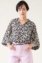 【マルティニーク/martinique】のフラワーブラウス(セットアップ可) モノトーン|ID: prp329100004394951 ipo3291000000032704799