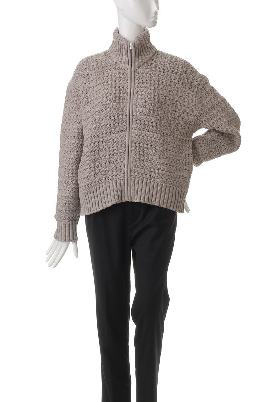 【ガリャルダガランテ/GALLARDAGALANTE】の【HERITANOVUM】ツィードジップニット 人気、トレンドファッション・服の通販 founy(ファニー) 　ファッション　Fashion　レディースファッション　Fashion for Women　トップス・カットソー　Cut & Sew Tops　ニット　Knit Tops & Sweaters　カジュアルプルオーバー・ニットトップス　Pullovers & Knit Tops / Casual Pullovers　おすすめ　Recommended / Our Picks　スタンダード　Standard, Basic　春　Spring　透かし　Cut-Out, Lacework　other-2|ID: prp329100004394953 ipo3291000000032946681