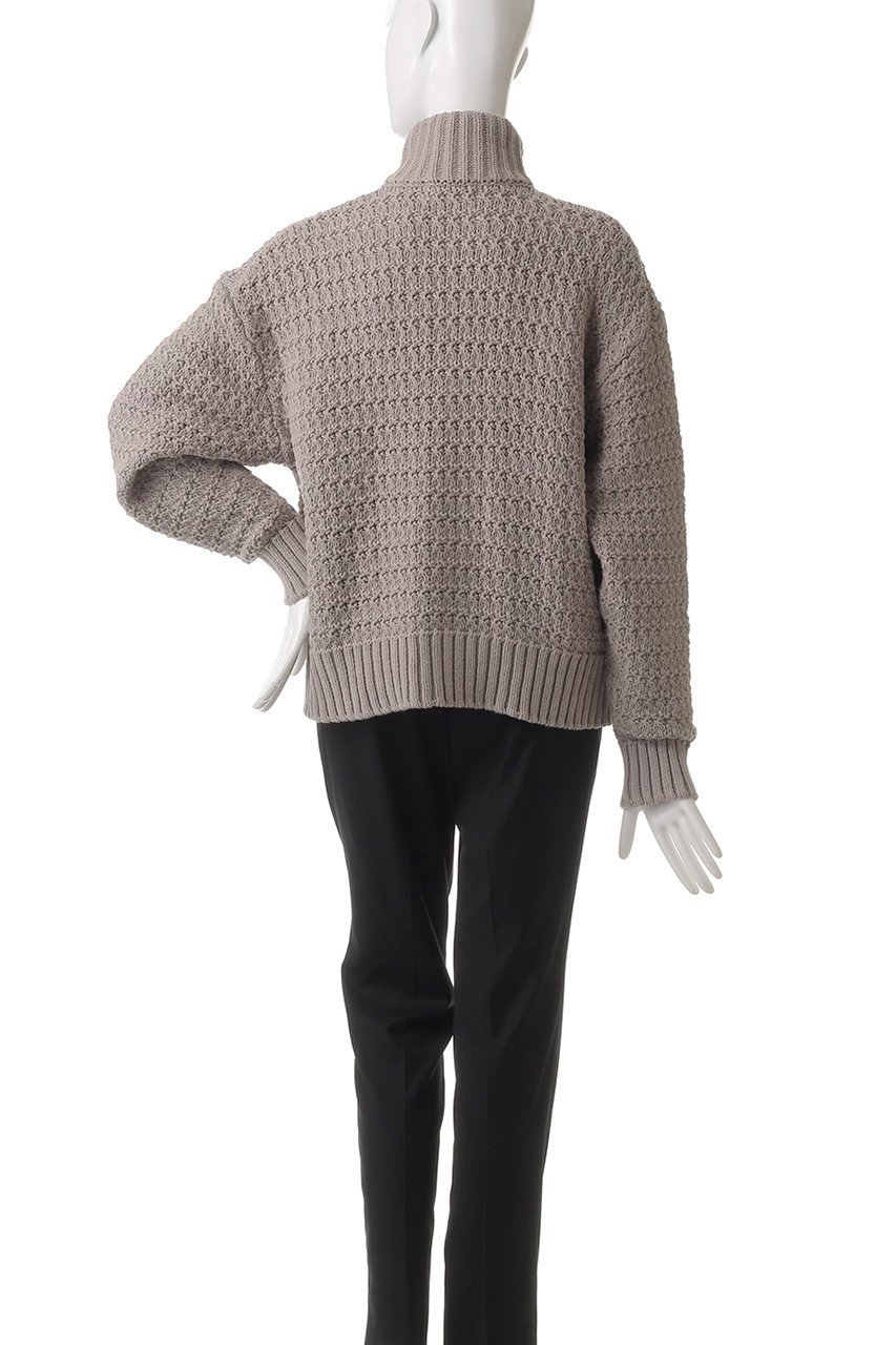 【ガリャルダガランテ/GALLARDAGALANTE】の【HERITANOVUM】ツィードジップニット 人気、トレンドファッション・服の通販 founy(ファニー) 　ファッション　Fashion　レディースファッション　Fashion for Women　トップス・カットソー　Cut & Sew Tops　ニット　Knit Tops & Sweaters　カジュアルプルオーバー・ニットトップス　Pullovers & Knit Tops / Casual Pullovers　おすすめ　Recommended / Our Picks　スタンダード　Standard, Basic　春　Spring　透かし　Cut-Out, Lacework　other-4|ID: prp329100004394953 ipo3291000000032946697