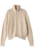【ガリャルダガランテ/GALLARDAGALANTE】の【HERITANOVUM】ツィードジップニット 人気、トレンドファッション・服の通販 founy(ファニー) ファッション Fashion レディースファッション Fashion for Women トップス・カットソー Cut & Sew Tops ニット Knit Tops & Sweaters カジュアルプルオーバー・ニットトップス Pullovers & Knit Tops / Casual Pullovers おすすめ Recommended / Our Picks スタンダード Standard, Basic 春 Spring 透かし Cut-Out, Lacework thumbnail アイボリー|ID: prp329100004394953 ipo3291000000035655549