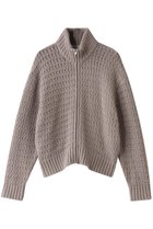 【ガリャルダガランテ/GALLARDAGALANTE】の【HERITANOVUM】ツィードジップニット 人気、トレンドファッション・服の通販 founy(ファニー) ファッション Fashion レディースファッション Fashion for Women トップス・カットソー Cut & Sew Tops ニット Knit Tops & Sweaters カジュアルプルオーバー・ニットトップス Pullovers & Knit Tops / Casual Pullovers おすすめ Recommended / Our Picks スタンダード Standard, Basic 春 Spring 透かし Cut-Out, Lacework thumbnail グレージュ|ID: prp329100004394953 ipo3291000000035655551
