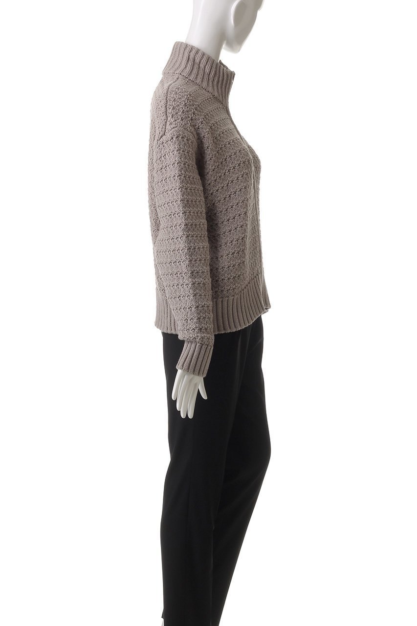 【ガリャルダガランテ/GALLARDAGALANTE】の【HERITANOVUM】ツィードジップニット 人気、トレンドファッション・服の通販 founy(ファニー) 　ファッション　Fashion　レディースファッション　Fashion for Women　トップス・カットソー　Cut & Sew Tops　ニット　Knit Tops & Sweaters　カジュアルプルオーバー・ニットトップス　Pullovers & Knit Tops / Casual Pullovers　おすすめ　Recommended / Our Picks　スタンダード　Standard, Basic　春　Spring　透かし　Cut-Out, Lacework　other-3|ID: prp329100004394953 ipo3291000000035655555