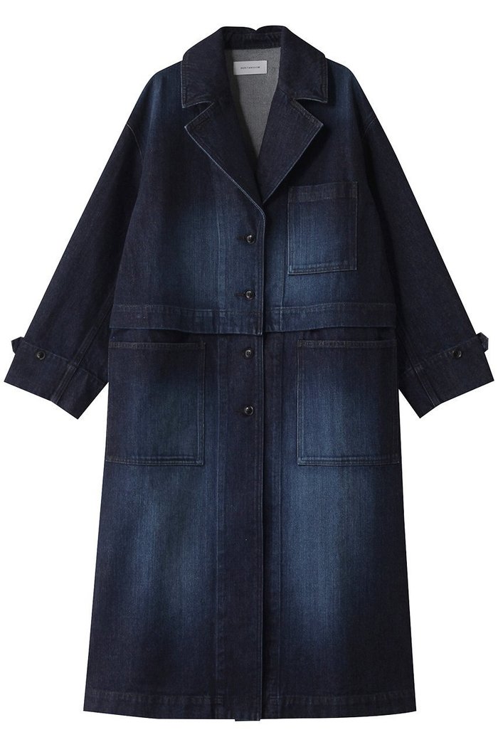 【ガリャルダガランテ/GALLARDAGALANTE】の【HERITANOVUM】デニム2WAYコート インテリア・キッズ・メンズ・レディースファッション・服の通販 founy(ファニー) https://founy.com/ ファッション Fashion レディースファッション WOMEN アウター Coat Outerwear コート Coats ショート Short デニム Denim フェミニン Feminine ロング Long |ID: prp329100004394954 ipo3291000000030730517