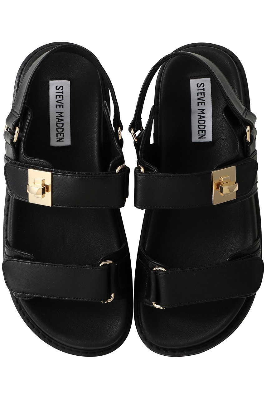 【スティーブマデン/STEVE MADDEN】のBIGMONA ダブルベルトレザーサンダル 人気、トレンドファッション・服の通販 founy(ファニー) 　ファッション　Fashion　レディースファッション　Fashion for Women　ベルト&ウエストマーク　Belts & Waist Accessories　おすすめ　Recommended / Our Picks　なめらか　Smooth, Silky Texture　サンダル　Sandals, Summer Shoes　リゾート　Resort, Vacation Style　エレガント 上品　Elegant　再入荷　Restock / Back in Stock　other-4|ID: prp329100004394958 ipo3291000000032804324