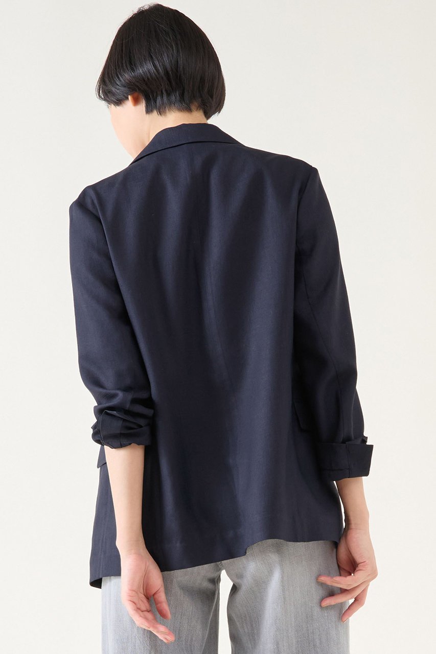 【マルティニーク/martinique】のダルスラブジャケット(セットアップ可) 人気、トレンドファッション・服の通販 founy(ファニー) 　ファッション　Fashion　レディースファッション　Fashion for Women　アウター　Coat / Outerwear Collection　レディースジャケット・軽アウター　Jackets　ジャケット　Jacket, Outerwear　スタンダード　Standard, Basic　スラックス　Slacks, Dress Pants　セットアップ　Set-Up, Coordinated Outfit　ダブル　Double, Double-Breasted　デニム　Denim, Jeans Material　ボックス　Boxy, Box Shape　モダン　Modern, Contemporary　夏　Summer　定番　Standard, Basic Item　other-3|ID: prp329100004394962 ipo3291000000032956002