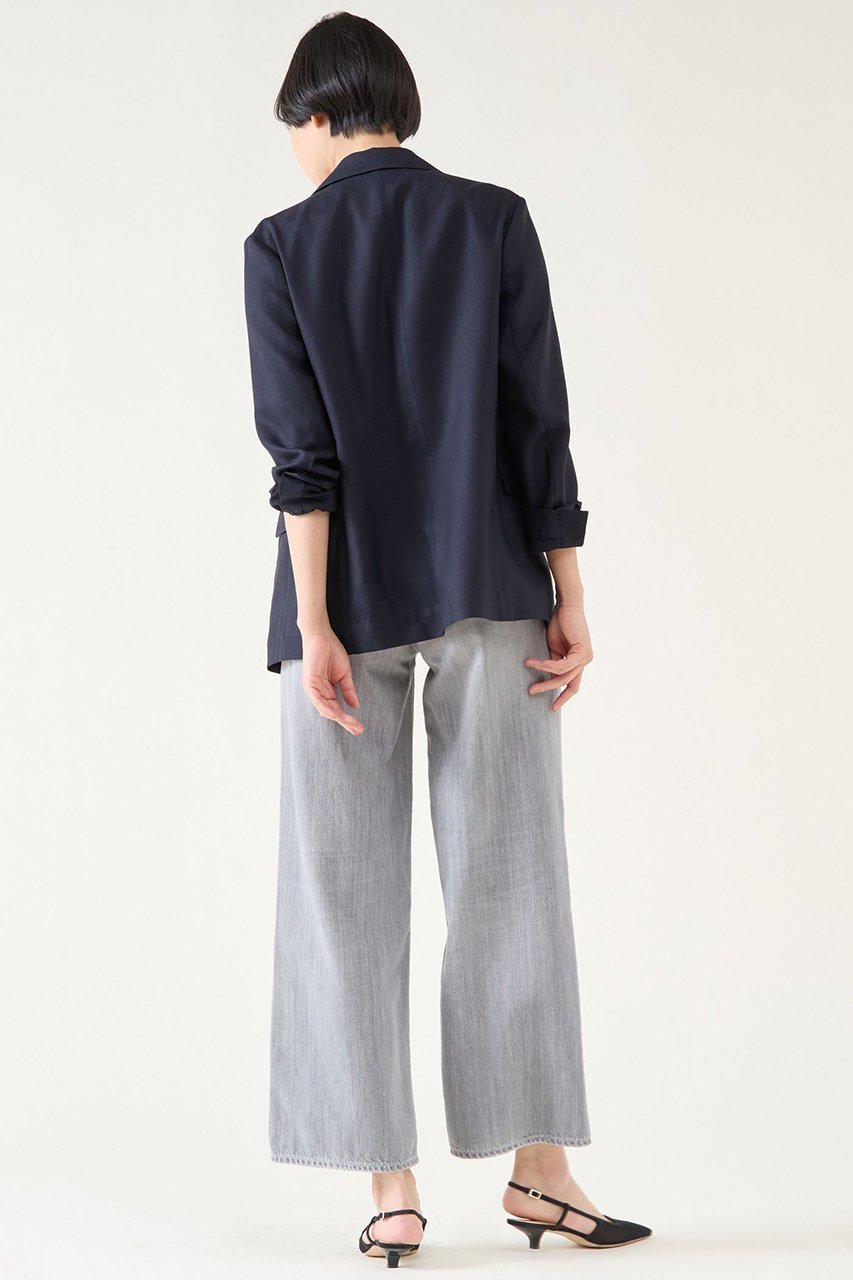 【マルティニーク/martinique】のダルスラブジャケット(セットアップ可) 人気、トレンドファッション・服の通販 founy(ファニー) 　ファッション　Fashion　レディースファッション　Fashion for Women　アウター　Coat / Outerwear Collection　レディースジャケット・軽アウター　Jackets　ジャケット　Jacket, Outerwear　スタンダード　Standard, Basic　スラックス　Slacks, Dress Pants　セットアップ　Set-Up, Coordinated Outfit　ダブル　Double, Double-Breasted　デニム　Denim, Jeans Material　ボックス　Boxy, Box Shape　モダン　Modern, Contemporary　夏　Summer　定番　Standard, Basic Item　other-6|ID: prp329100004394962 ipo3291000000032956014