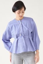 【マルティニーク/martinique】のライトタフタブラウス 人気、トレンドファッション・服の通販 founy(ファニー) ファッション Fashion レディースファッション Fashion for Women トップス・カットソー Cut & Sew Tops シャツ・ブラウス・オフィスカジュアル Elegant Blouses & Button-Ups エレガント 上品 Elegant スリーブ Sleeve, Long Sleeve / Short Sleeve タイプライター Typewriter Fabric, Crisp Cotton ティアード Tiered, Tiered Style フレア Flare, Flared ロング Long, Long-Length 再入荷 Restock / Back in Stock thumbnail ブルー|ID: prp329100004394966 ipo3291000000032704785