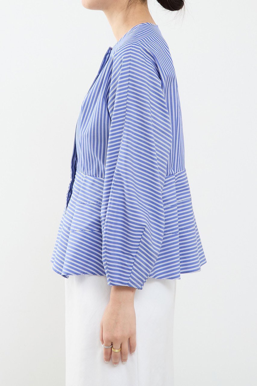 【マルティニーク/martinique】のライトタフタブラウス 人気、トレンドファッション・服の通販 founy(ファニー) 　ファッション　Fashion　レディースファッション　Fashion for Women　トップス・カットソー　Cut & Sew Tops　シャツ・ブラウス・オフィスカジュアル　Elegant Blouses & Button-Ups　エレガント 上品　Elegant　スリーブ　Sleeve, Long Sleeve / Short Sleeve　タイプライター　Typewriter Fabric, Crisp Cotton　ティアード　Tiered, Tiered Style　フレア　Flare, Flared　ロング　Long, Long-Length　再入荷　Restock / Back in Stock　other-8|ID: prp329100004394966 ipo3291000000032704796