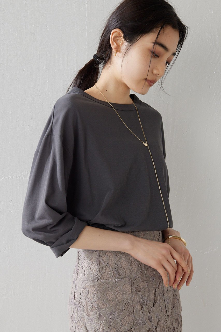 【ウィムガゼット/Whim Gazette】のコットンプルオーバー 人気、トレンドファッション・服の通販 founy(ファニー) 　ファッション　Fashion　レディースファッション　Fashion for Women　トップス・カットソー　Cut & Sew Tops　シャツ・ブラウス・オフィスカジュアル　Elegant Blouses & Button-Ups　ロングTシャツ・Tシャツ　Longline T-Shirts & Tees　カジュアルプルオーバー・ニットトップス　Pullovers & Knit Tops / Casual Pullovers　カットソー・ベーシックTシャツ　Cut-and-Sewn Tops / Stretch Tees & Basics　カットソー　Cut and Sewn Top　シンプル　Simple, Minimal　スリーブ　Sleeve, Long Sleeve / Short Sleeve　ベーシック　Basic, Essential　ボトム　Bottoms, Lower Wear　ロング　Long, Long-Length　定番　Standard, Basic Item　other-5|ID: prp329100004394968 ipo3291000000035652917