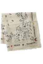【ウィムガゼット/Whim Gazette】の【CITRUS】バンダナ刺繍ストール ベージュ|ID: prp329100004394971 ipo3291000000032815178