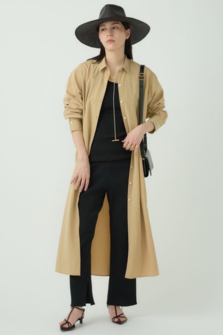 【カオス/Chaos】のリムシャツワンピース 人気、トレンドファッション・服の通販 founy(ファニー) 　ファッション　Fashion　レディースファッション　Fashion for Women　ワンピース　Dresses　シャツワンピース / 1枚で着映えコーデ　Shirt Dresses　チュニック　Tunic Tops & Dresses　タイプライター　Typewriter Fabric, Crisp Cotton　チュニック　Tunic, Long Top　ロング　Long, Long-Length　春　Spring　other-3|ID: prp329100004394974 ipo3291000000032857295