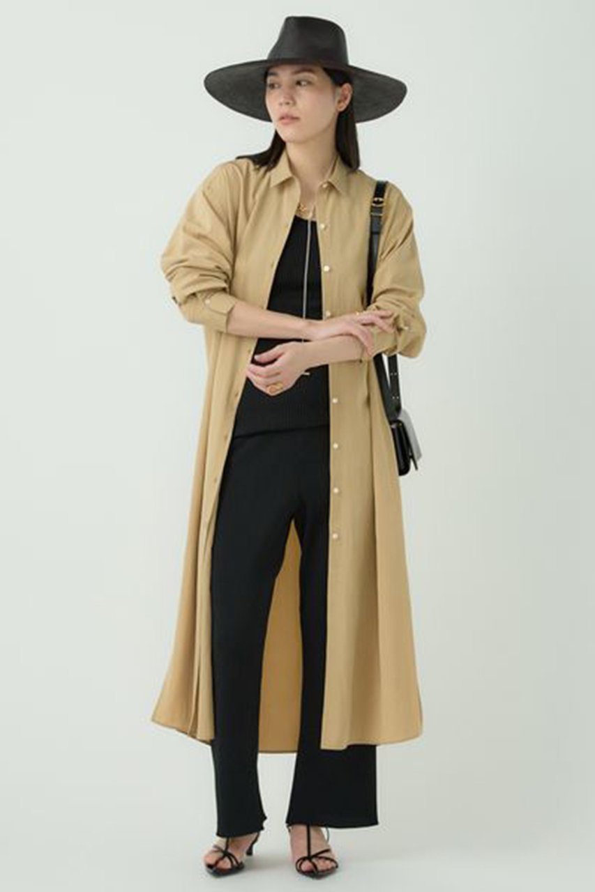 【カオス/Chaos】のリムシャツワンピース 人気、トレンドファッション・服の通販 founy(ファニー) 　ファッション　Fashion　レディースファッション　Fashion for Women　ワンピース　Dresses　シャツワンピース / 1枚で着映えコーデ　Shirt Dresses　チュニック　Tunic Tops & Dresses　タイプライター　Typewriter Fabric, Crisp Cotton　チュニック　Tunic, Long Top　ロング　Long, Long-Length　再入荷　Restock / Back in Stock　春　Spring　other-2|ID: prp329100004394974 ipo3291000000035274397