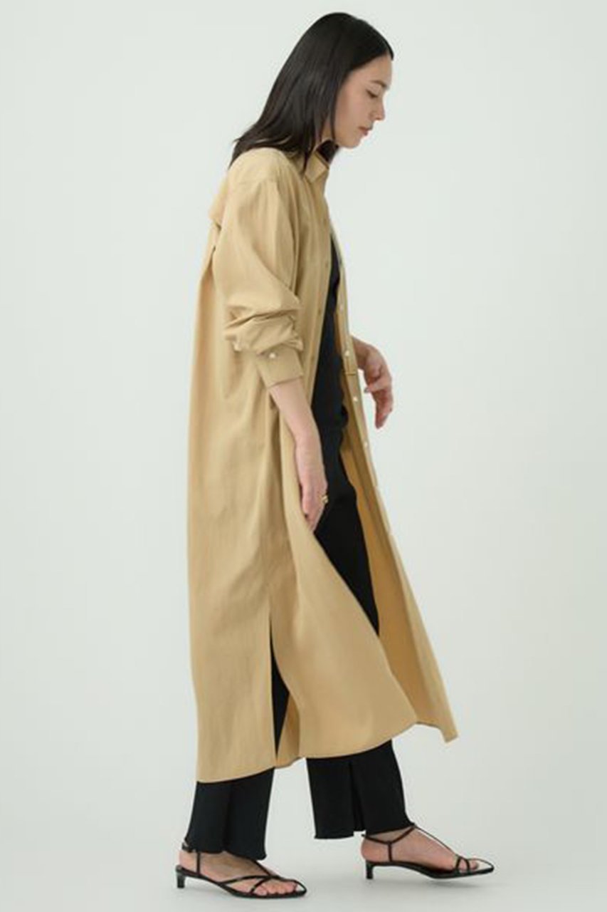 【カオス/Chaos】のリムシャツワンピース 人気、トレンドファッション・服の通販 founy(ファニー) 　ファッション　Fashion　レディースファッション　Fashion for Women　ワンピース　Dresses　シャツワンピース / 1枚で着映えコーデ　Shirt Dresses　チュニック　Tunic Tops & Dresses　タイプライター　Typewriter Fabric, Crisp Cotton　チュニック　Tunic, Long Top　ロング　Long, Long-Length　春　Spring　other-6|ID: prp329100004394974 ipo3291000000035851581