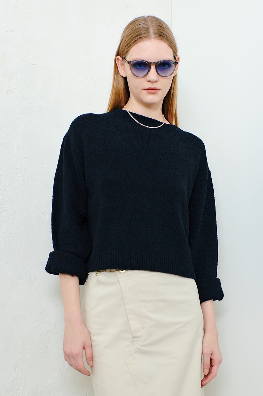 【アルアバイル/allureville】のエアリーループバックスリットプルオーバー 人気、トレンドファッション・服の通販 founy(ファニー) 　ファッション　Fashion　レディースファッション　Fashion for Women　トップス・カットソー　Cut & Sew Tops　ニット　Knit Tops & Sweaters　カジュアルプルオーバー・ニットトップス　Pullovers & Knit Tops / Casual Pullovers　シンプル　Simple, Minimal　スリット　Slit, Slit Detail　バランス　Balance, Style Balance　ロング　Long, Long-Length　再入荷　Restock / Back in Stock　other-6|ID: prp329100004394978 ipo3291000000032138256