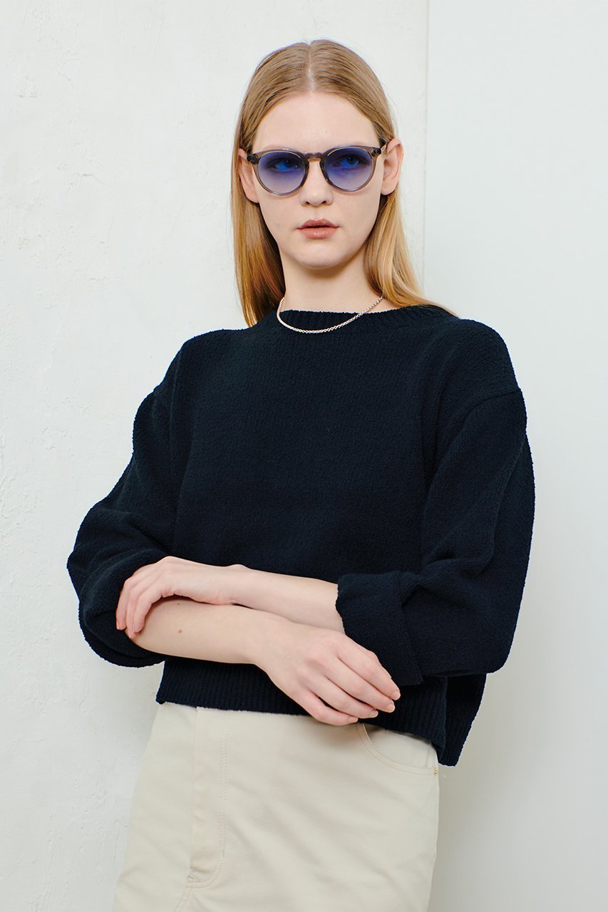 【アルアバイル/allureville】のエアリーループバックスリットプルオーバー 人気、トレンドファッション・服の通販 founy(ファニー) 　ファッション　Fashion　レディースファッション　Fashion for Women　トップス・カットソー　Cut & Sew Tops　ニット　Knit Tops & Sweaters　カジュアルプルオーバー・ニットトップス　Pullovers & Knit Tops / Casual Pullovers　シンプル　Simple, Minimal　スリット　Slit, Slit Detail　バランス　Balance, Style Balance　ロング　Long, Long-Length　再入荷　Restock / Back in Stock　other-7|ID: prp329100004394978 ipo3291000000032138257