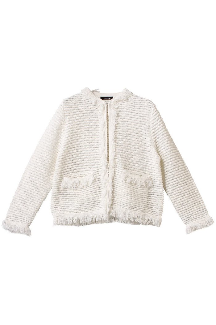 【アルアバイル/allureville】のミックスツィードニットジャケット インテリア・キッズ・メンズ・レディースファッション・服の通販 founy(ファニー) https://founy.com/ ファッション Fashion レディースファッション WOMEN アウター Coat Outerwear ジャケット Jackets カーディガン Cardigan コンパクト Compact シンプル Simple ジャケット Jacket ツイード Tweed デニム Denim トレンド Trend ミックス Mix エレガント 上品 Elegant |ID: prp329100004394980 ipo3291000000030730597