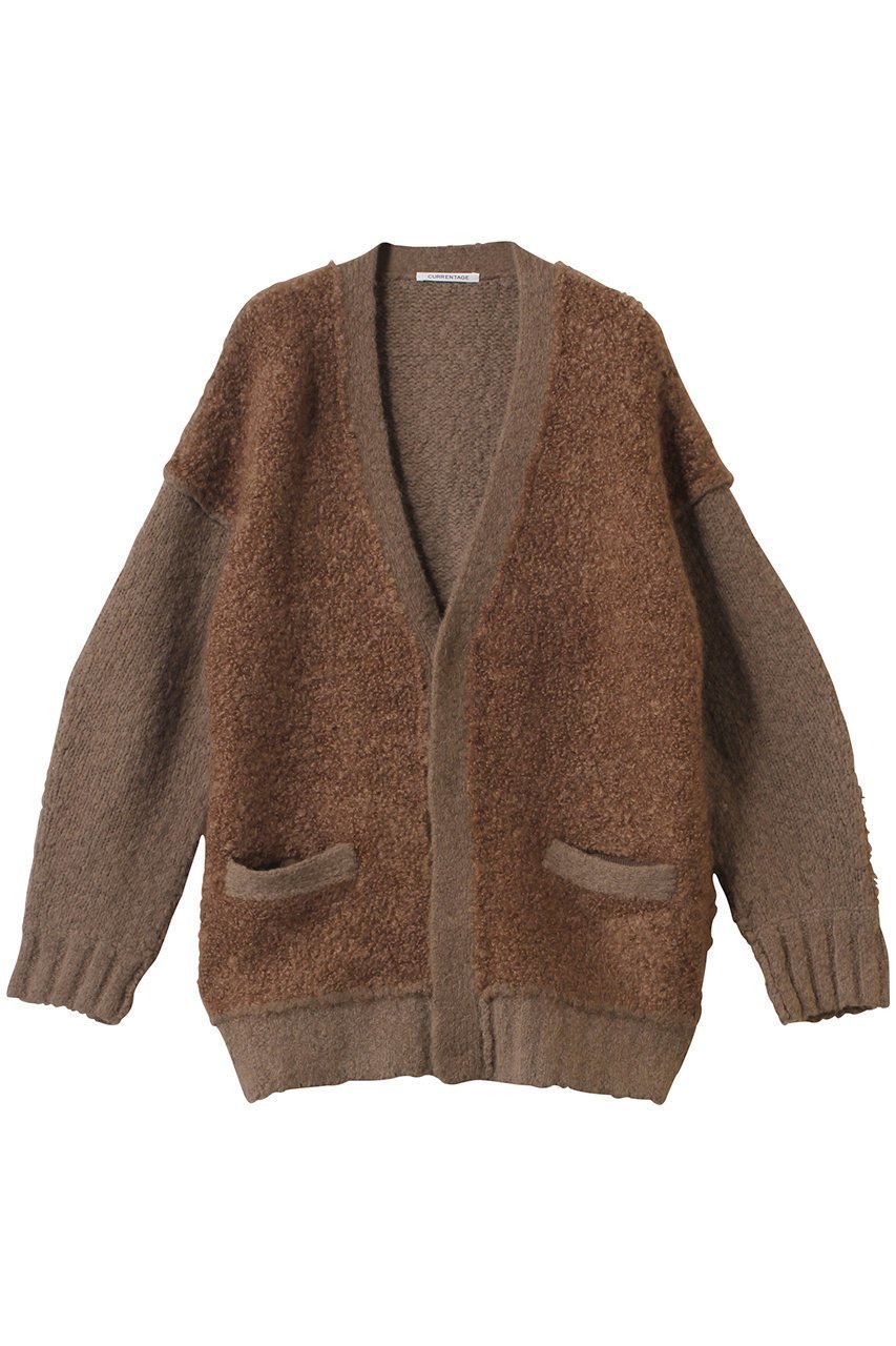 【カレンテージ/CURRENTAGE】のウールアルパカモヘアカーディガン 人気、トレンドファッション・服の通販 founy(ファニー) 　ファッション　Fashion　レディースファッション　Fashion for Women　トップス・カットソー　Cut & Sew Tops　ニット　Knit Tops & Sweaters　カーディガン・羽織り　Layered Style Cardigans　カーディガン　Cardigan, Knitwear　デニム　Denim, Jeans Material　フェミニン　Feminine, Girly　フロント　Front, Front Design　ポケット　Pocket, Pocket Detail　ミックス　Mix, Mixed Style　リラックス　Relax, Relaxed Fit　ワイド　Wide, Wide Fit　 other-1|ID: prp329100004394993 ipo3291000000035371919