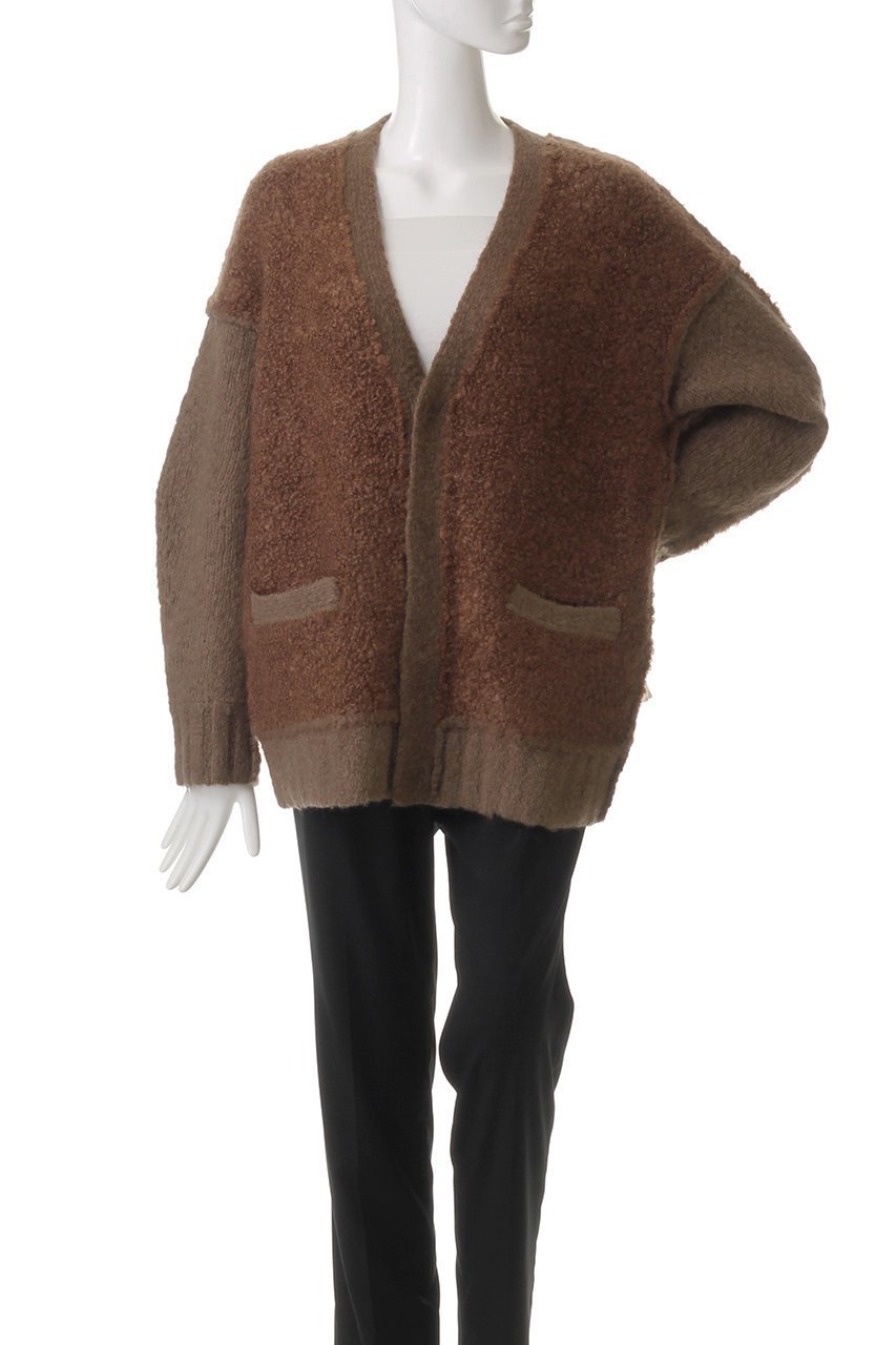 【カレンテージ/CURRENTAGE】のウールアルパカモヘアカーディガン 人気、トレンドファッション・服の通販 founy(ファニー) 　ファッション　Fashion　レディースファッション　Fashion for Women　トップス・カットソー　Cut & Sew Tops　ニット　Knit Tops & Sweaters　カーディガン・羽織り　Layered Style Cardigans　カーディガン　Cardigan, Knitwear　デニム　Denim, Jeans Material　フェミニン　Feminine, Girly　フロント　Front, Front Design　ポケット　Pocket, Pocket Detail　ミックス　Mix, Mixed Style　リラックス　Relax, Relaxed Fit　ワイド　Wide, Wide Fit　other-2|ID: prp329100004394993 ipo3291000000035371921