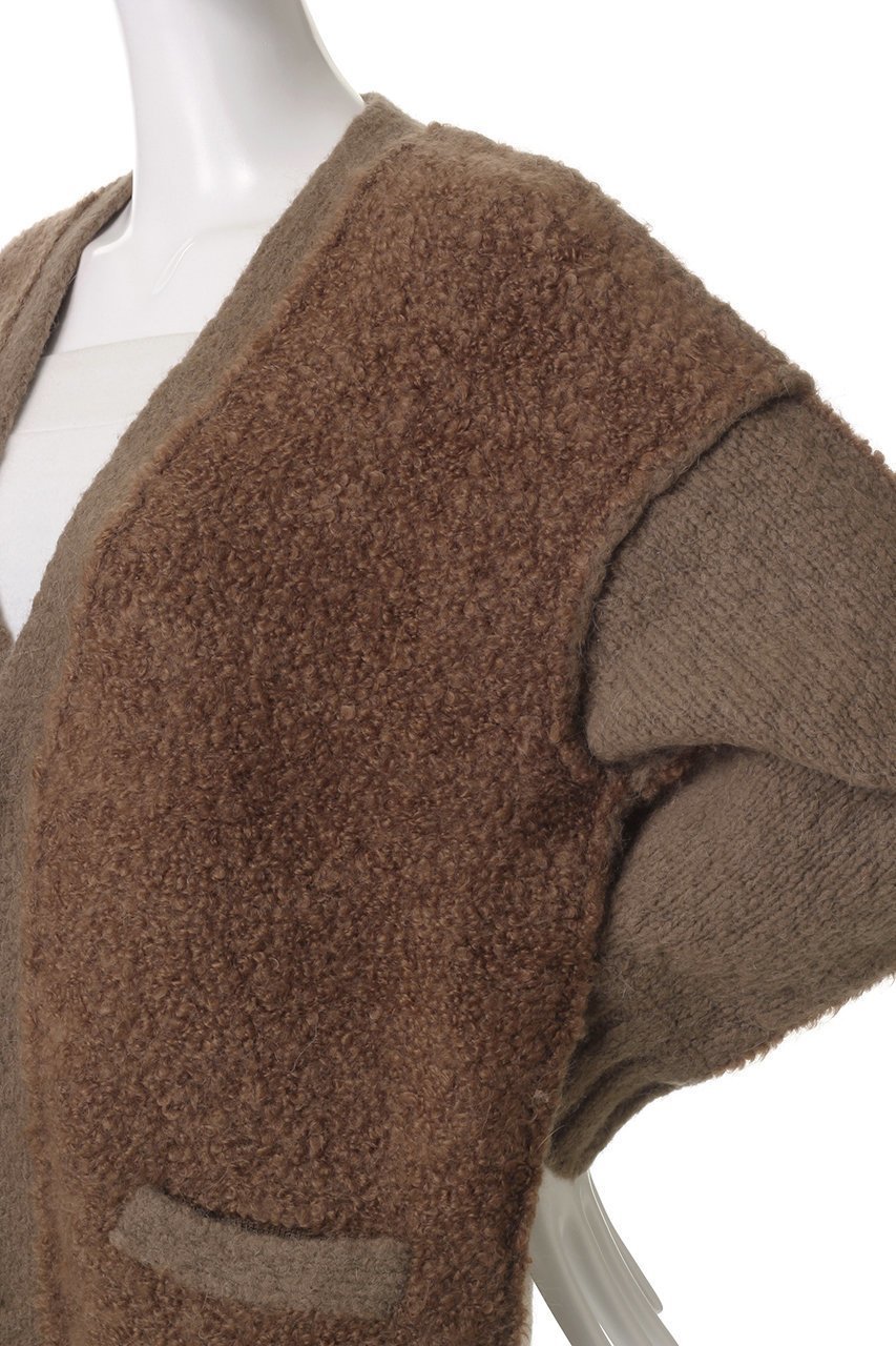 【カレンテージ/CURRENTAGE】のウールアルパカモヘアカーディガン 人気、トレンドファッション・服の通販 founy(ファニー) 　ファッション　Fashion　レディースファッション　Fashion for Women　トップス・カットソー　Cut & Sew Tops　ニット　Knit Tops & Sweaters　カーディガン・羽織り　Layered Style Cardigans　カーディガン　Cardigan, Knitwear　デニム　Denim, Jeans Material　フェミニン　Feminine, Girly　フロント　Front, Front Design　ポケット　Pocket, Pocket Detail　ミックス　Mix, Mixed Style　リラックス　Relax, Relaxed Fit　ワイド　Wide, Wide Fit　other-5|ID: prp329100004394993 ipo3291000000035371924