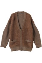 【カレンテージ/CURRENTAGE】のウールアルパカモヘアカーディガン ブラウン|ID: prp329100004394993 ipo3291000000035962214