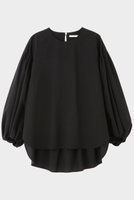 【ル フィル/LE PHIL】のクールドットブロードブラウス 人気、トレンドファッション・服の通販 founy(ファニー) ファッション Fashion レディースファッション Fashion for Women トップス・カットソー Cut & Sew Tops シャツ・ブラウス・オフィスカジュアル Elegant Blouses & Button-Ups ギャザー Gathered, Ruffled シンプル Simple, Minimal ストレッチ Stretch, Stretchy Fabric スリーブ Sleeve, Long Sleeve / Short Sleeve ロング Long, Long-Length |ID:prp329100004394995