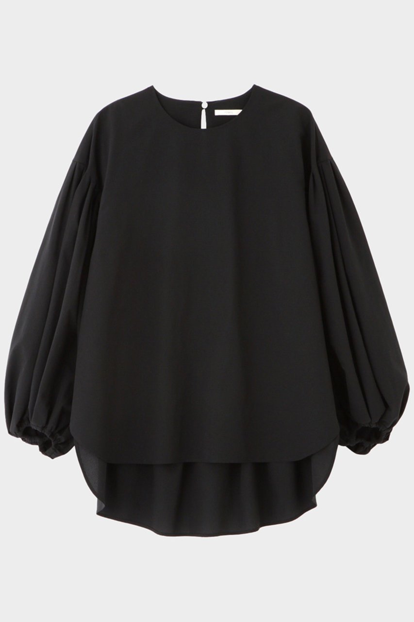 【ル フィル/LE PHIL】のクールドットブロードブラウス インテリア・キッズ・メンズ・レディースファッション・服の通販 founy(ファニー) 　ファッション　Fashion　レディースファッション　Fashion for Women　トップス・カットソー　Cut & Sew Tops　シャツ・ブラウス・オフィスカジュアル　Elegant Blouses & Button-Ups　ギャザー　Gathered, Ruffled　シンプル　Simple, Minimal　ストレッチ　Stretch, Stretchy Fabric　スリーブ　Sleeve, Long Sleeve / Short Sleeve　ロング　Long, Long-Length　ブラック|ID: prp329100004394995 ipo3291000000032841151