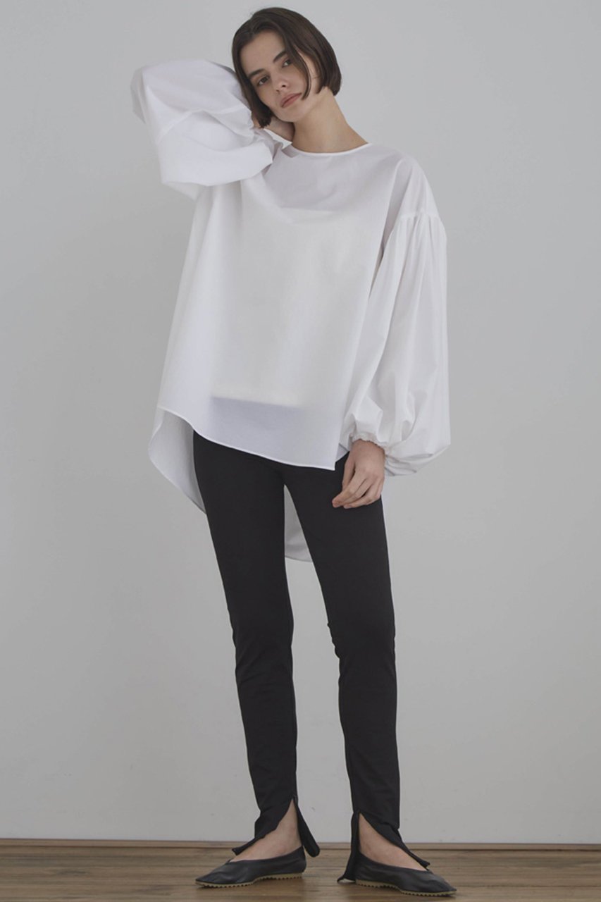 【ル フィル/LE PHIL】のクールドットブロードブラウス 人気、トレンドファッション・服の通販 founy(ファニー) 　ファッション　Fashion　レディースファッション　Fashion for Women　トップス・カットソー　Cut & Sew Tops　シャツ・ブラウス・オフィスカジュアル　Elegant Blouses & Button-Ups　ギャザー　Gathered, Ruffled　シンプル　Simple, Minimal　ストレッチ　Stretch, Stretchy Fabric　スリーブ　Sleeve, Long Sleeve / Short Sleeve　ロング　Long, Long-Length　other-6|ID: prp329100004394995 ipo3291000000032841179