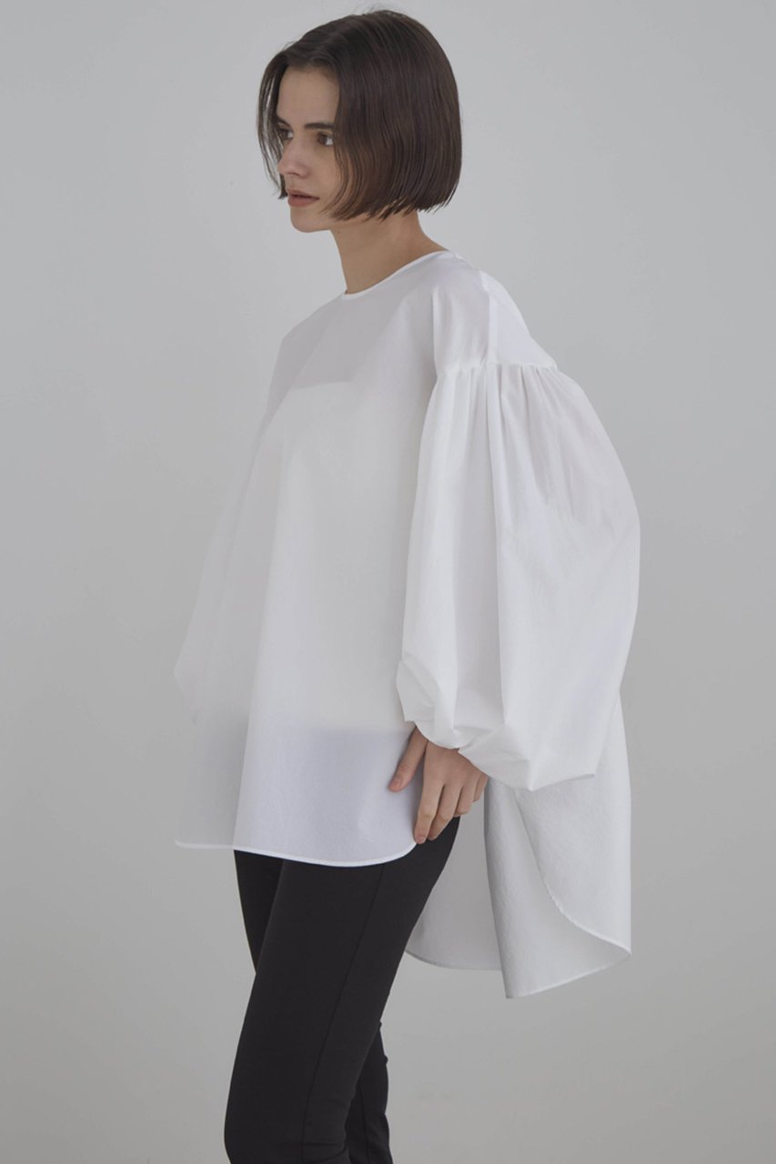 【ル フィル/LE PHIL】のクールドットブロードブラウス 人気、トレンドファッション・服の通販 founy(ファニー) 　ファッション　Fashion　レディースファッション　Fashion for Women　トップス・カットソー　Cut & Sew Tops　シャツ・ブラウス・オフィスカジュアル　Elegant Blouses & Button-Ups　ギャザー　Gathered, Ruffled　シンプル　Simple, Minimal　ストレッチ　Stretch, Stretchy Fabric　スリーブ　Sleeve, Long Sleeve / Short Sleeve　ロング　Long, Long-Length　other-7|ID: prp329100004394995 ipo3291000000032841184