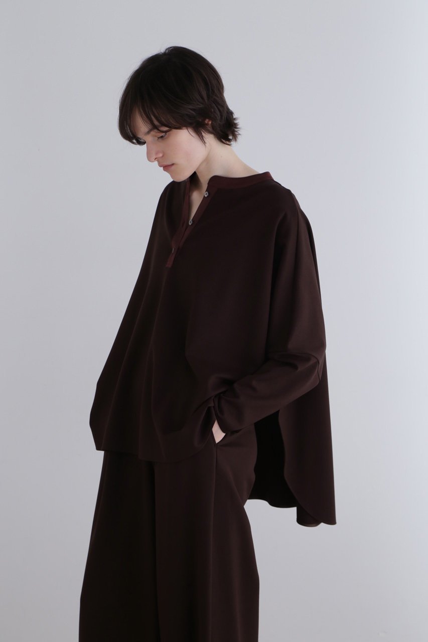 【ル フィル/LE PHIL】のヴィスポンチトップス 人気、トレンドファッション・服の通販 founy(ファニー) 　ファッション　Fashion　レディースファッション　Fashion for Women　トップス・カットソー　Cut & Sew Tops　シャツ・ブラウス・オフィスカジュアル　Elegant Blouses & Button-Ups　ロングTシャツ・Tシャツ　Longline T-Shirts & Tees　カットソー・ベーシックTシャツ　Cut-and-Sewn Tops / Stretch Tees & Basics　エレガント 上品　Elegant　サテン　Satin, Glossy Fabric　スリーブ　Sleeve, Long Sleeve / Short Sleeve　パターン　Pattern, Design Print　ビッグ　Big, Oversized　ボトム　Bottoms, Lower Wear　ロング　Long, Long-Length　other-7|ID: prp329100004394998 ipo3291000000035784208