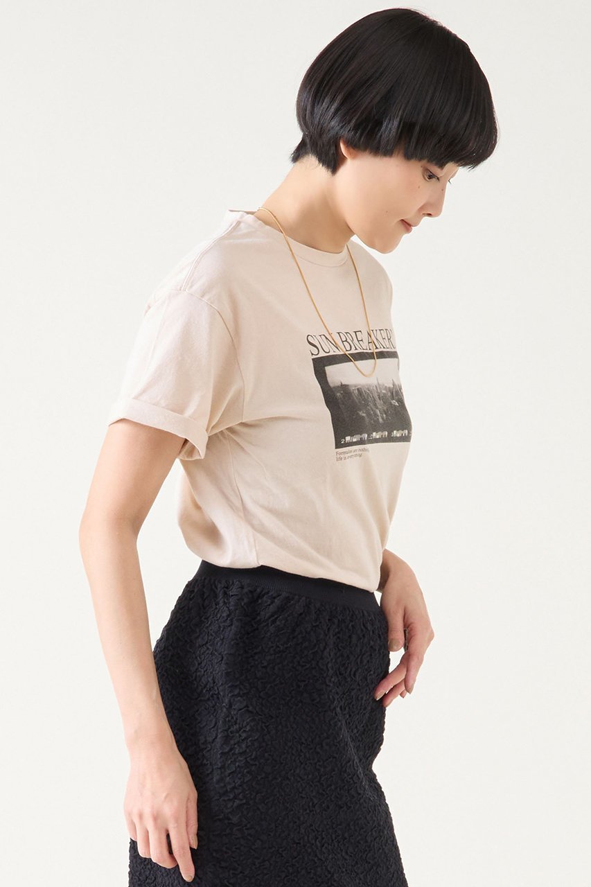 【マルティニーク/martinique】のPHOTO T 人気、トレンドファッション・服の通販 founy(ファニー) 　ファッション　Fashion　レディースファッション　Fashion for Women　トップス・カットソー　Cut & Sew Tops　シャツ・ブラウス・オフィスカジュアル　Elegant Blouses & Button-Ups　ロングTシャツ・Tシャツ　Longline T-Shirts & Tees　カットソー・ベーシックTシャツ　Cut-and-Sewn Tops / Stretch Tees & Basics　インナー　Innerwear　ショート　Short, Short Length　スリーブ　Sleeve, Long Sleeve / Short Sleeve　プリント　Print, Printed Pattern　再入荷　Restock / Back in Stock　other-2|ID: prp329100004397915 ipo3291000000032704659