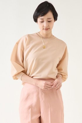 【マルティニーク/martinique】 サマーダブルフェイスプルオーバー人気、トレンドファッション・服の通販 founy(ファニー) ファッション Fashion レディースファッション Fashion for Women トップス・カットソー Cut & Sew Tops ニット Knit Tops & Sweaters カジュアルプルオーバー・ニットトップス Pullovers & Knit Tops / Casual Pullovers スリーブ Sleeve, Long Sleeve / Short Sleeve バランス Balance, Style Balance 夏 Summer |ID:prp329100004397917