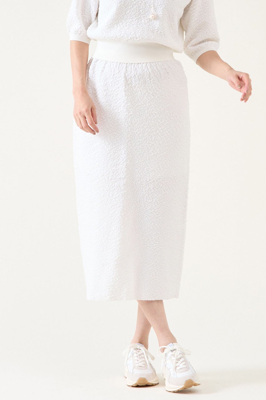 【マルティニーク/martinique】のストレッチジャガードスカート 人気、トレンドファッション・服の通販 founy(ファニー) 　ファッション　Fashion　レディースファッション　Fashion for Women　スカート　Skirts　ロングスカート　Long Skirts / Maxi & Midi Skirts　カットソー　Cut and Sewn Top　シンプル　Simple, Minimal　ジャカード／ジャガード　Jacquard, Woven Pattern　ストレッチ　Stretch, Stretchy Fabric　ロング　Long, Long-Length　再入荷　Restock / Back in Stock　 other-1|ID: prp329100004397918 ipo3291000000032704683