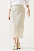 【マルティニーク/martinique】のシアーオーガンスカート(セットアップ可) ライトベージュ|ID: prp329100004397920 ipo3291000000032704709
