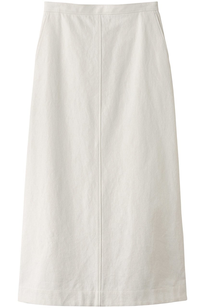 【ハー/HER.】のCO/LIマキシタイトスカート インテリア・キッズ・メンズ・レディースファッション・服の通販 founy(ファニー) 　ファッション　Fashion　レディースファッション　Fashion for Women　スカート　Skirts　ロングスカート　Long Skirts / Maxi & Midi Skirts　おすすめ　Recommended / Our Picks　カットソー　Cut and Sewn Top　スリット　Slit, Slit Detail　センター　Center, Center Line　ブルゾン　Blouson, Bomber Jacket　マキシ　Maxi, Full Length　マニッシュ　Mannish, Boyish　リネン　Linen, Linen Fabric　ロング　Long, Long-Length　オフホワイト|ID: prp329100004400893 ipo3291000000032825124