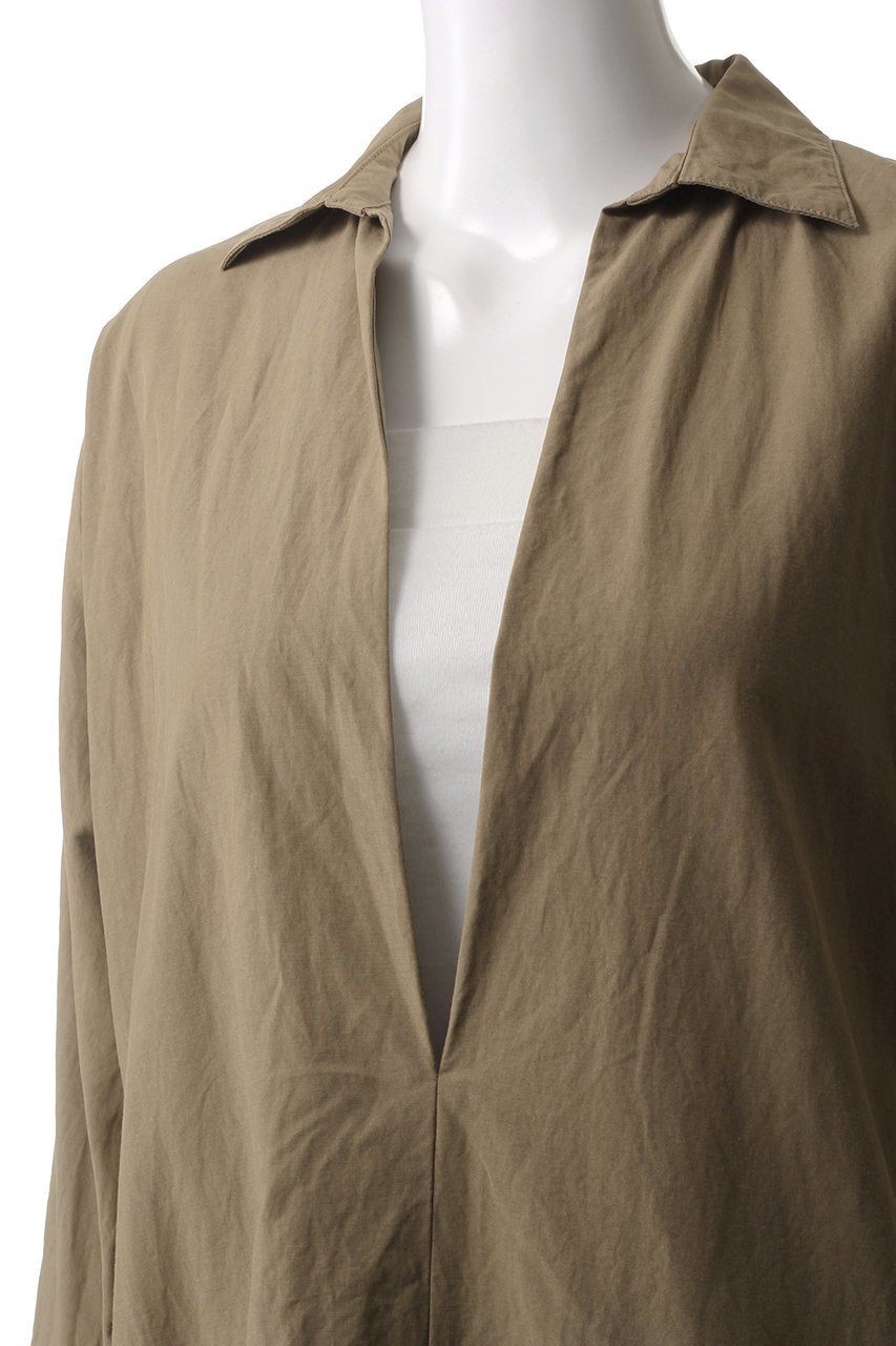 【ハー/HER.】のスキッパーカフタンシャツ 人気、トレンドファッション・服の通販 founy(ファニー) 　ファッション　Fashion　レディースファッション　WOMEN　トップス・カットソー　Tops/Tshirt　シャツ/ブラウス　Shirts/Blouses　パーカ　Sweats　スリーブ　Sleeve　バランス　Balance　ロング　Long　other-5|ID: prp329100004400894 ipo3291000000031331210