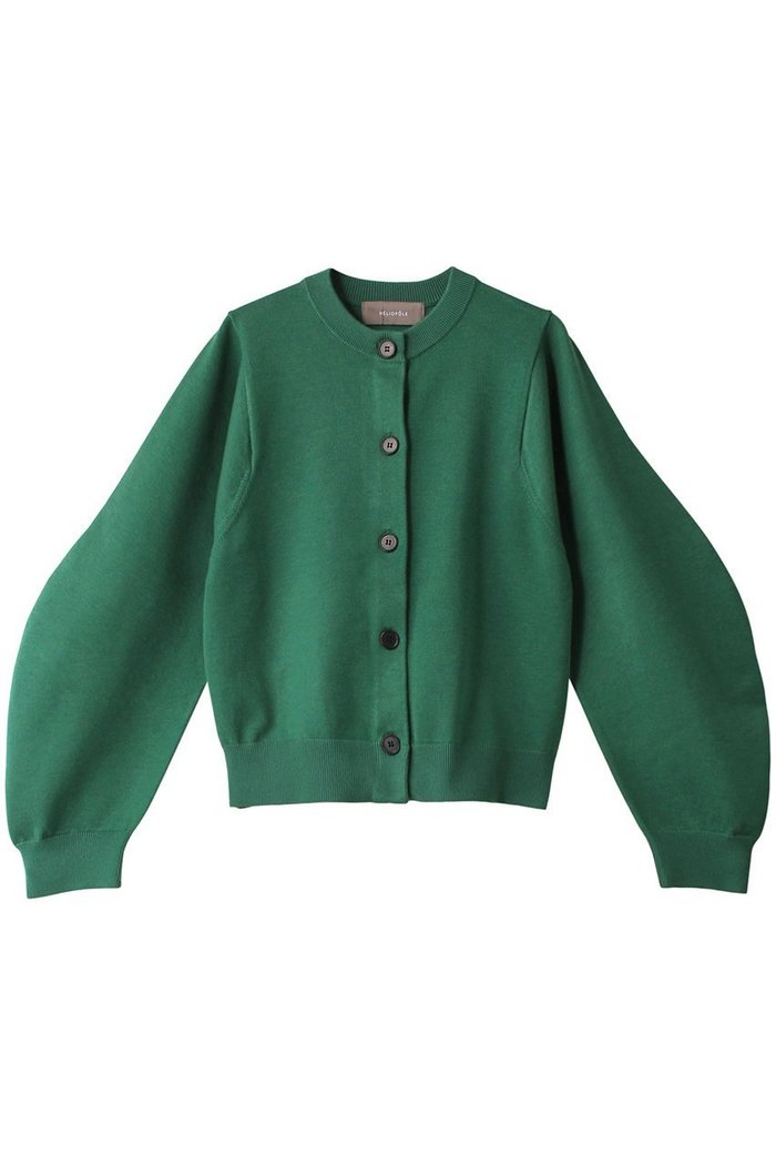 【エリオポール/heliopole】のバナナスリーブニットカーディガン インテリア・キッズ・メンズ・レディースファッション・服の通販 founy(ファニー) https://founy.com/ ファッション Fashion レディースファッション Fashion for Women トップス・カットソー Cut & Sew Tops ニット Knit Tops & Sweaters カーディガン・羽織り Layered Style Cardigans カーディガン Cardigan, Knitwear コンパクト Compact, Small Size スリーブ Sleeve, Long Sleeve / Short Sleeve テーパード Tapered, Tapered Pants ボトム Bottoms, Lower Wear |ID: prp329100004400898 ipo3291000000035333821