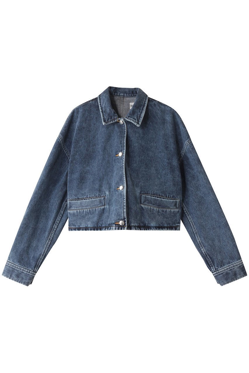 【バウト/BOWTE】のREUSE SEA ISLAND COTTON セルビッジデニム クラッシュウォッシュド ジャケット インテリア・キッズ・メンズ・レディースファッション・服の通販 founy(ファニー) 　ファッション　Fashion　レディースファッション　Fashion for Women　アウター　Coat / Outerwear Collection　レディースジャケット・軽アウター　Jackets　ブルゾンジャケット・スポーティアウター　Blouson Jackets　なめらか　Smooth, Silky Texture　クロップド　Cropped, Short Length　ジャケット　Jacket, Outerwear　デニム　Denim, Jeans Material　ブルゾン　Blouson, Bomber Jacket　ボトム　Bottoms, Lower Wear　ワイド　Wide, Wide Fit　ケミカルウォッシュト|ID: prp329100004403507 ipo3291000000032956371