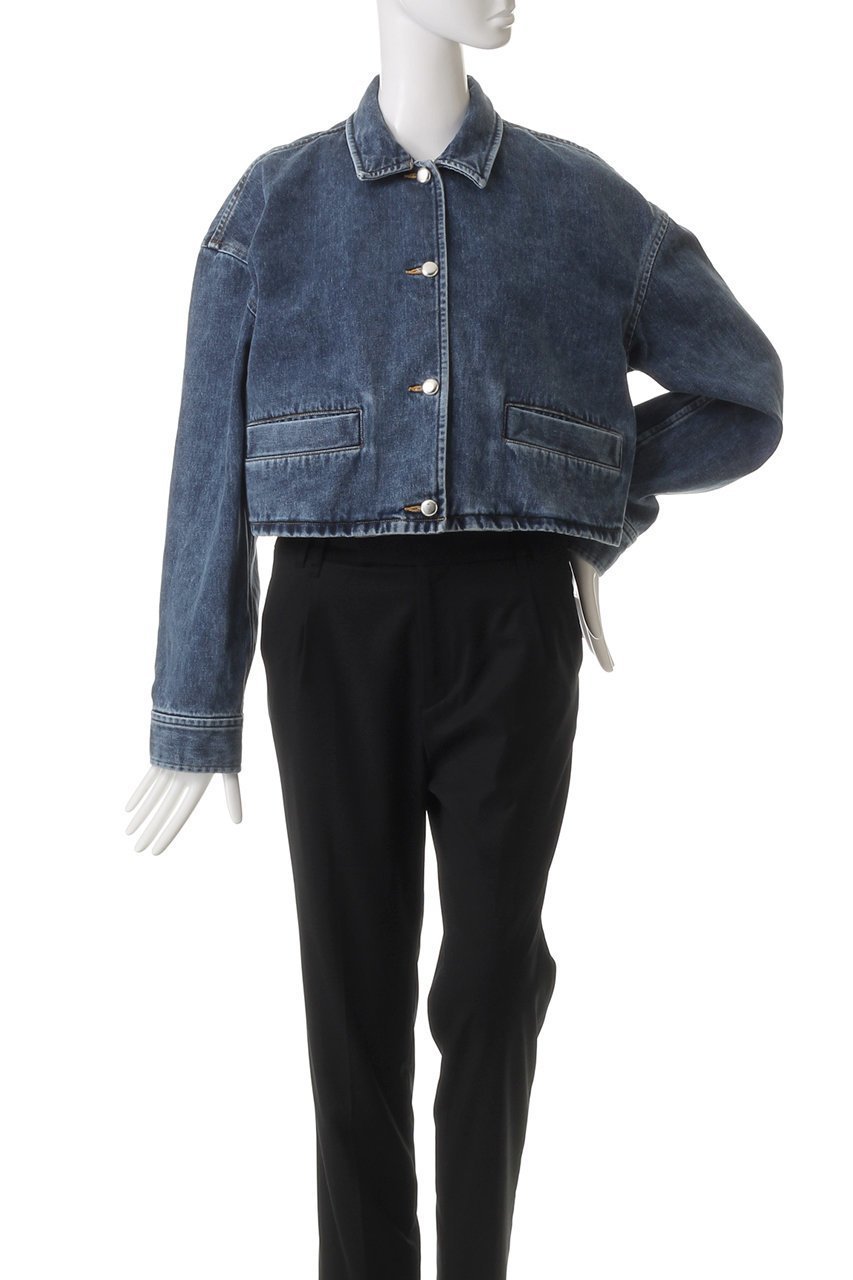 【バウト/BOWTE】のREUSE SEA ISLAND COTTON セルビッジデニム クラッシュウォッシュド ジャケット 人気、トレンドファッション・服の通販 founy(ファニー) 　ファッション　Fashion　レディースファッション　Fashion for Women　アウター　Coat / Outerwear Collection　レディースジャケット・軽アウター　Jackets　ブルゾンジャケット・スポーティアウター　Blouson Jackets　なめらか　Smooth, Silky Texture　クロップド　Cropped, Short Length　ジャケット　Jacket, Outerwear　デニム　Denim, Jeans Material　ブルゾン　Blouson, Bomber Jacket　ボトム　Bottoms, Lower Wear　ワイド　Wide, Wide Fit　other-2|ID: prp329100004403507 ipo3291000000032956374