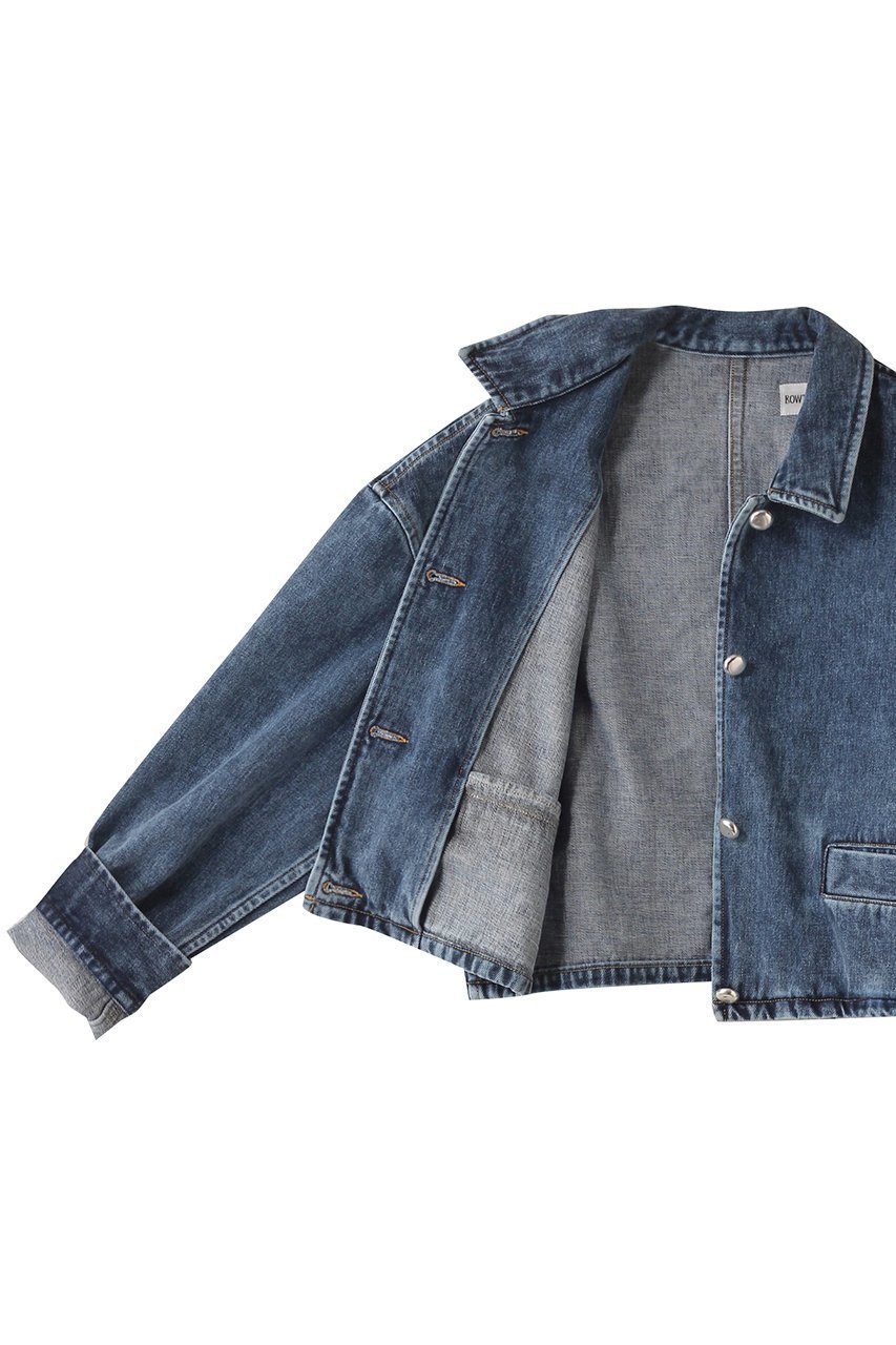 【バウト/BOWTE】のREUSE SEA ISLAND COTTON セルビッジデニム クラッシュウォッシュド ジャケット 人気、トレンドファッション・服の通販 founy(ファニー) 　ファッション　Fashion　レディースファッション　Fashion for Women　アウター　Coat / Outerwear Collection　レディースジャケット・軽アウター　Jackets　ブルゾンジャケット・スポーティアウター　Blouson Jackets　なめらか　Smooth, Silky Texture　クロップド　Cropped, Short Length　ジャケット　Jacket, Outerwear　デニム　Denim, Jeans Material　ブルゾン　Blouson, Bomber Jacket　ボトム　Bottoms, Lower Wear　ワイド　Wide, Wide Fit　other-6|ID: prp329100004403507 ipo3291000000032956389