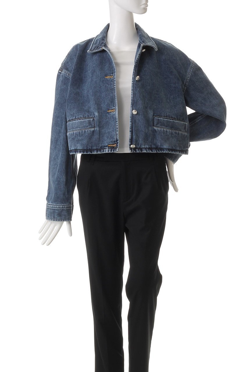 【バウト/BOWTE】のREUSE SEA ISLAND COTTON セルビッジデニム クラッシュウォッシュド ジャケット 人気、トレンドファッション・服の通販 founy(ファニー) 　ファッション　Fashion　レディースファッション　Fashion for Women　アウター　Coat / Outerwear Collection　レディースジャケット・軽アウター　Jackets　ブルゾンジャケット・スポーティアウター　Blouson Jackets　なめらか　Smooth, Silky Texture　クロップド　Cropped, Short Length　ジャケット　Jacket, Outerwear　デニム　Denim, Jeans Material　ブルゾン　Blouson, Bomber Jacket　ボトム　Bottoms, Lower Wear　ワイド　Wide, Wide Fit　other-7|ID: prp329100004403507 ipo3291000000032956393