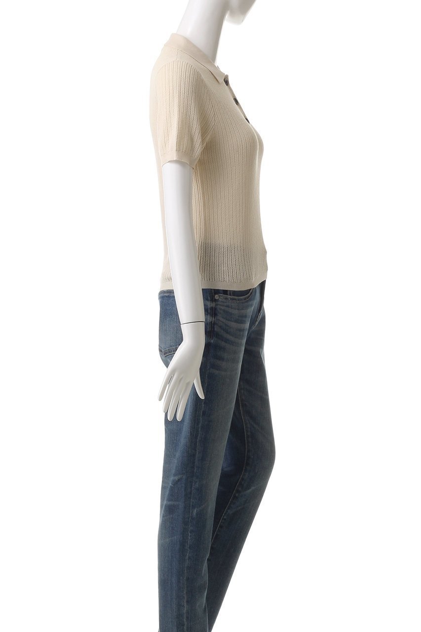【デミーリー/DEMYLEE】のMADERA コットンシルク ニットポロ 人気、トレンドファッション・服の通販 founy(ファニー) 　ファッション　Fashion　レディースファッション　WOMEN　トップス・カットソー　Tops/Tshirt　ニット　Knit Tops　プルオーバー　Pullover　シルク　Silk　デニム　Denim　フィット　Fit　other-3|ID: prp329100004403508 ipo3291000000031269435